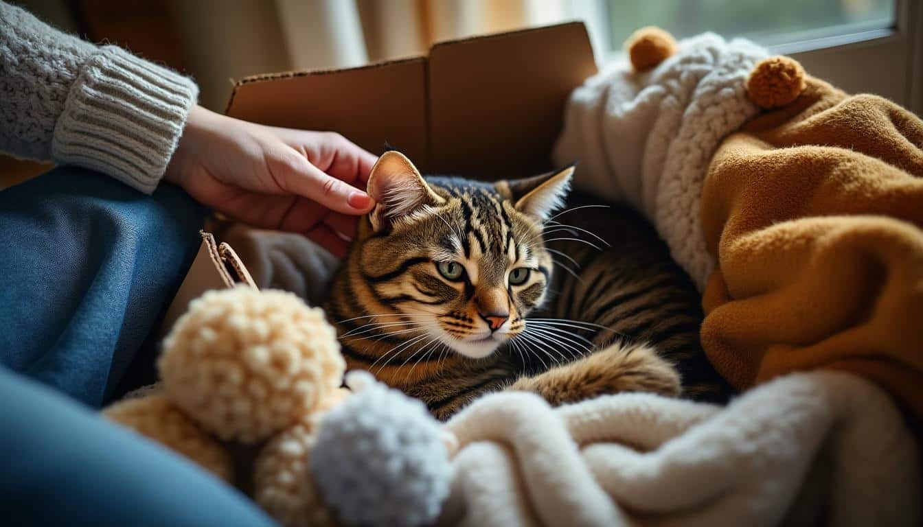Illustration: Bien préparer son chat avant le déménagement pour réduire son stress