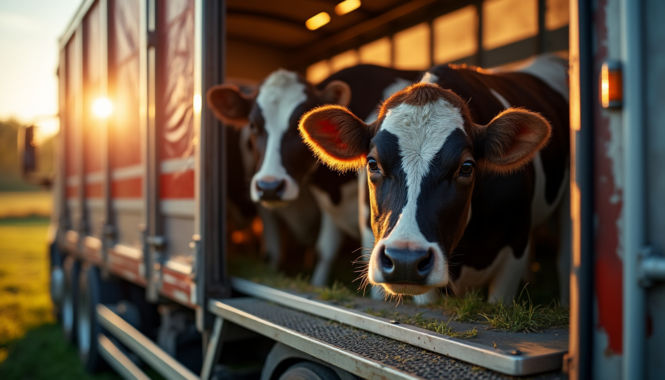 Bétaillère camion : sécurité et confort pour le transport d’animaux