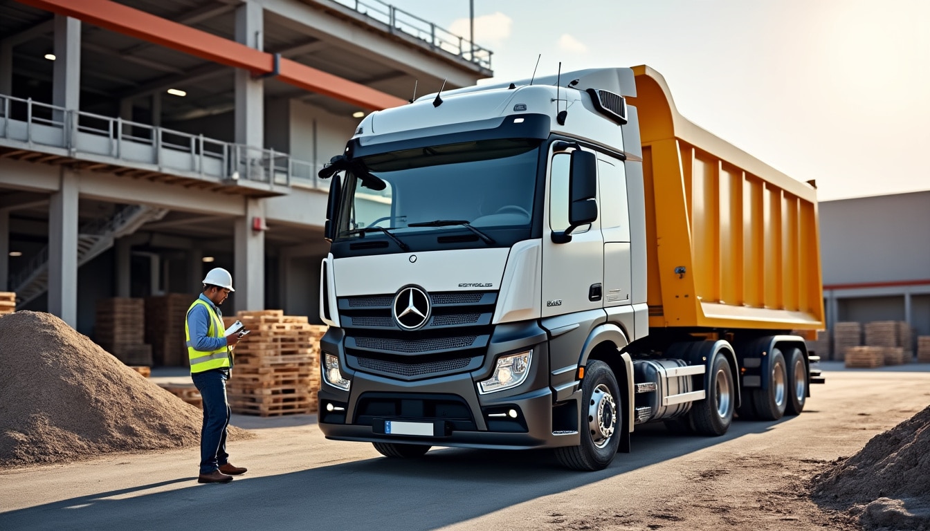 Location de camion benne : comparez prix et modèles