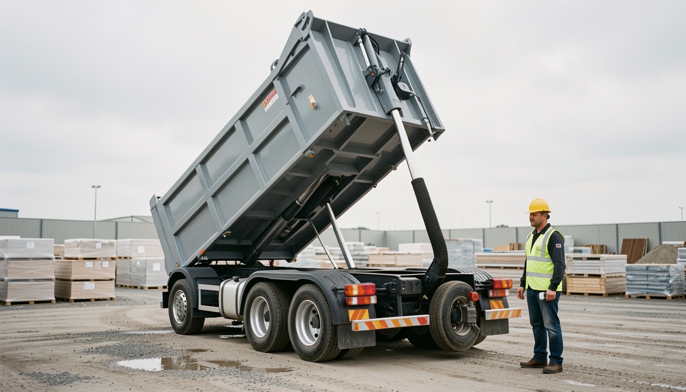 Benne de camion : fonctionnement, usages et sécurité