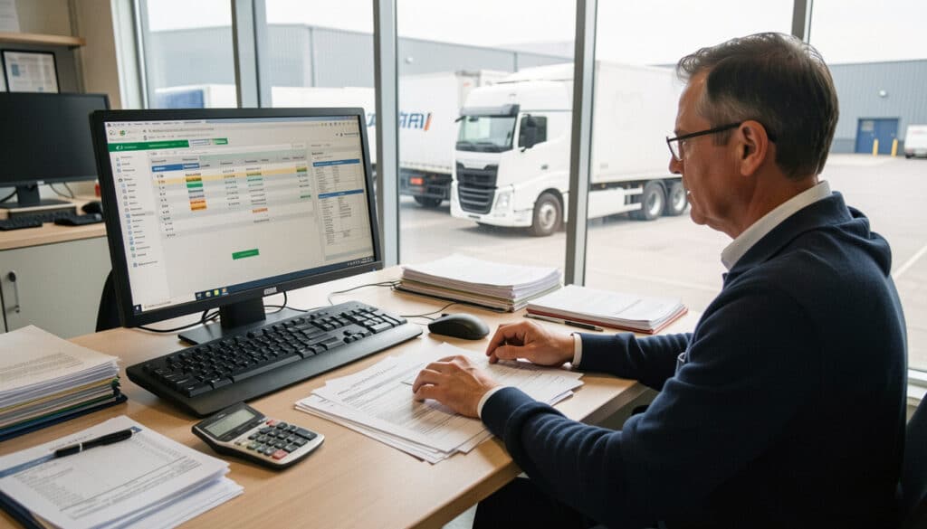 Comptabilité du transport routier et charges à suivre